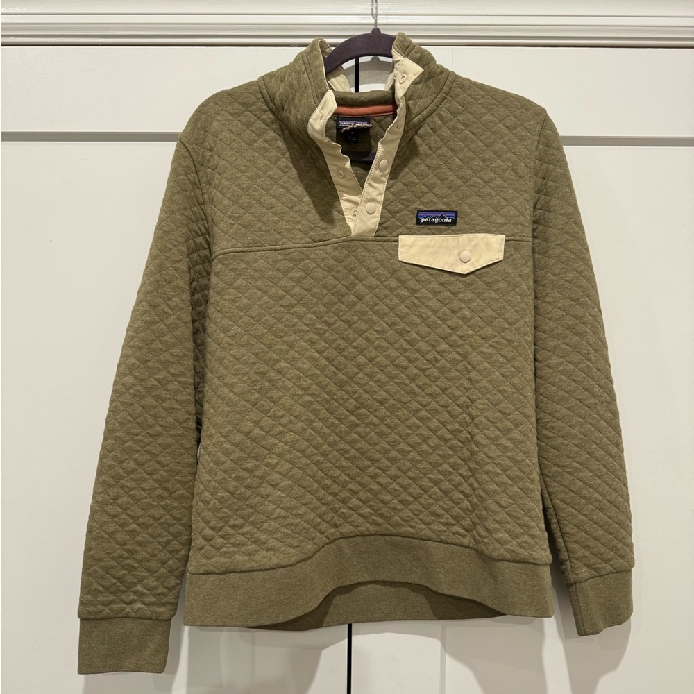 New Patagonia Women’s Cotton Quilted T Snap | Medium